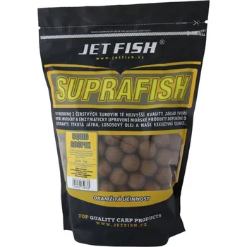 Nástraha Jet Fish SUPRA FISH Boilie 1kg 24mm Scopex/Squid
