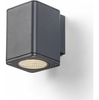 Venkovní osvětlení RENDL MIZZI SQ I nástěnná antracitová 230V LED 12W 46° IP54 3000K R11964