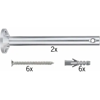 Osvětlení Paulmann Lankový systém L E upínák/závěs k našroubování 1 pár 165mm matný 178.06 P 17806