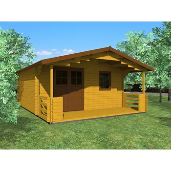 Zahradní domek Luka EKO DD 450x450 33 mm