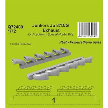 Plastikový model CMK 1/72 Junkers Ju 87D/G Exhaust (ACAD/SP.HOBBY)