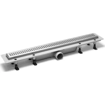 Odvodňovací žlab Plast Brno plastový žlab kombi design 1, s roštem 393 mm, SZA1400