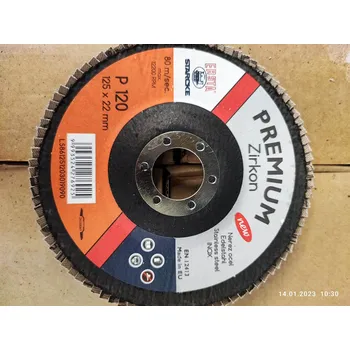 Brusný kotouč Lamelový kotouč 125mm, P120 Zirkon