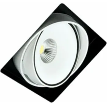 Bodové svítidlo BPM Zápustné svítidlo Gran Kuvet 8213 matná bílá s černou polomatnou 8213.03.D40.3K