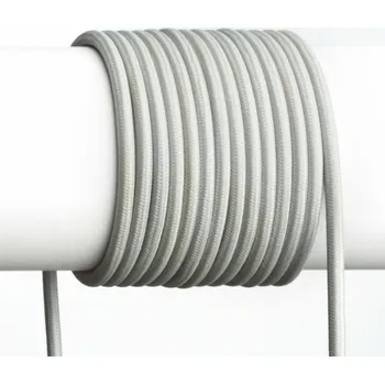 elektrický kabel RENDL FIT 3X0,75 1bm textilní kabel šedá R12223
