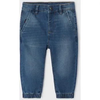 Džínové kalhoty Mayoral 2529 šedé, modré barva: modrá, Rozměr: 12 měsíců, 80 cm