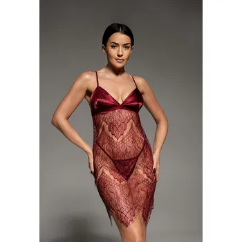 Dámská erotická košilka Gatta Ars Amandi Betty Burgund Velikost XL