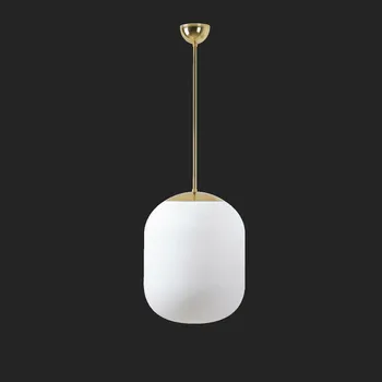 OSMONT TAN66419 TANIA P1 závěsné skleněné svítidlo mosaz leštěná / bílá IP40 3000 K 27W LED DALI