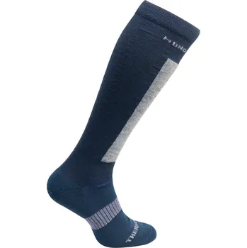 Dámské ponožky Lyžařské ponožky MUND Carving tm.modré