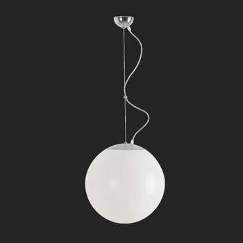 OSMONT ISI66195 ISIS L3 závěsné plastové svítidlo nerez leštěná / bílá IP40 3000 K 27W LED DALI