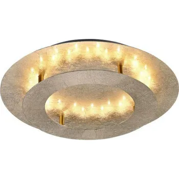 PAUL NEUHAUS LED stropní svítidlo, imitace plátkového zlata, kruhové 3000K PN 9620-12