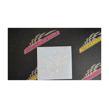 Samolepící dekorace SAMOLEPKA Kostky 003 levá hrací kostky (10 - červená) NA AUTO, NÁLEPKA, FÓLIE, POLEP, TUNING, VLASTNÍ TEXT, TISK, AUTOSAMOLEPKY.cz, POLEPY, OBRÁZEK, LOGO, SAMOLEPKY