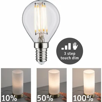 Žárovka PAULMANN LED kapka 5 W E14 2700K touch dim 287.39