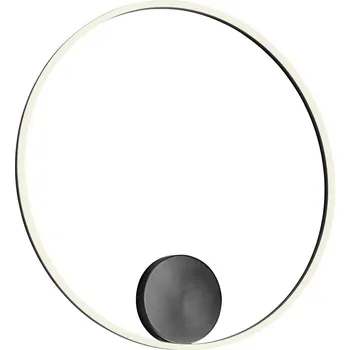 Redo 01-1946-TRIAC Orbit direct, nástěnné/stropní kruhové svítidlo, 55W LED 3000K stmívatelné TRIAC, černá, prům. 80cm