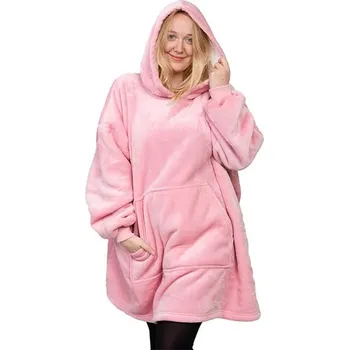 Dětská deka Deka s kapucí a rukávy Barvy: růžová