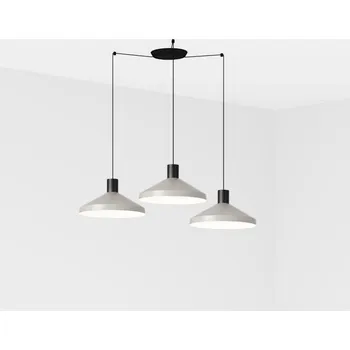 FARO KOMBO 400 závěsné svítidlo, šedá, 3L