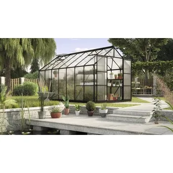 Skleník Skleník Vitavia Uranus 11500 polykarbonát 4 mm 257 x 445 cm černý