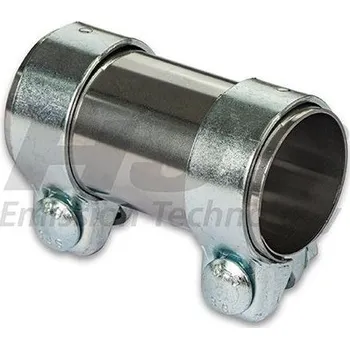 Výfukový systém HJS 83 11 1795 Dvojitá spona výfuku Ø 55mm - délka 125mm
