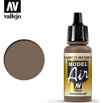 Modelářská barva Airbrush barva Vallejo Model Air: Camouflage Pale Brown 17ml