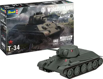 Plastikový model Revell World of Tanks T-34 1:72