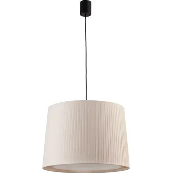 FARO SAMBA závěsné svítidlo, černá/skládaná béžová