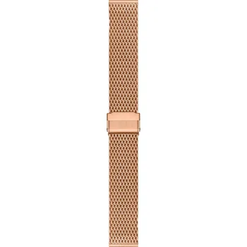 Ocelový řemínek na hodinky 24 mm růžový