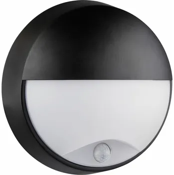 Venkovní osvětlení CENTURY LED SVÍTIDLO OASI TONDA ČERNÉ NAPŮL ZAKRYTÉ SENSOR 14W 4000K 1055Lm 120d IP54 CEN OSTONPS-1421540