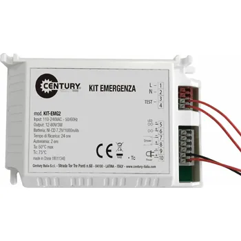 Bodové svítidlo CENTURY LED KIT NO modul 2 hod Emergency 110-240VAC CEN KIT-EMG2