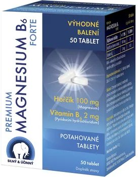 SWISS MED Pharmaceuticals Premium Magnesium B6 Forte 50 tbl.
