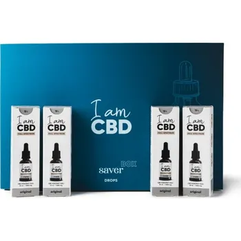 I am CBD Saver box - Full Spectrum CBD kapky 15% original 4x10ml
