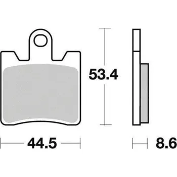 Brzda pro motocykl Ferodo Sintrované brzdové destičky Ferodo - FDB2085ST