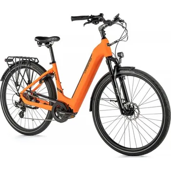 Elektrokolo Cestovní elektrokolo 28" Leader Fox SAGA 2023 oranžová vel.18" -AKCE!