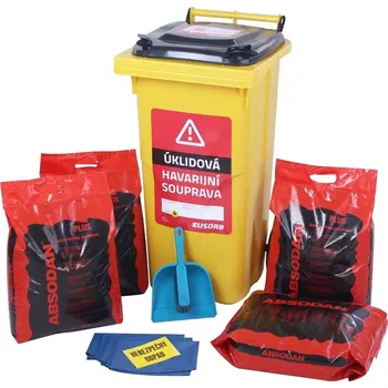 Havarijní souprava Havarijní souprava, úklidová, sorpční kapacita 52 litrů
