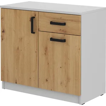 Obývací stěna MOB Mantela 2F1S (světle šedá + dub artisan)