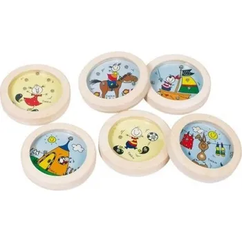 Hlavolam Kuličky na trpělivost v dřevěné krabičce