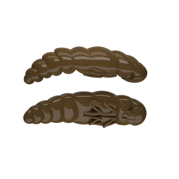 Umělá nástraha Gumová nástraha Libra Lures Largo 30mm Brown 038 Cheese (12ks)