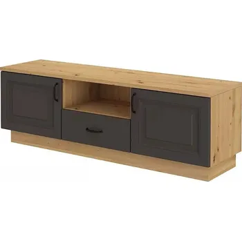 Obývací stěna MOB Flaminia (dub artisan + grafit)