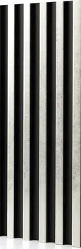Obklad In-Design Dekorativní obkladový panel 01 stříbrný/černý 12,2 x 270 cm