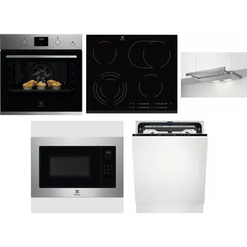 Set domácích spotřebičů ELECTROLUX KODGH70TX + ELECTROLUX EHF6547FXK + ELECTROLUX LFP326S + ELECTROLUX EMS4253TEX + ELECTROLUX EEM69410L
