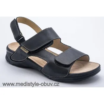 Dámská zdravotní obuv MEDISTYLE MIRKA LM-T26 sandál černý, černá - 38