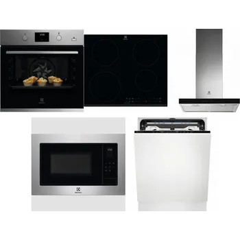 Set domácích spotřebičů ELECTROLUX KODGH70TX + ELECTROLUX LIR60430 + ELECTROLUX LFT766X + ELECTROLUX EMS4253TEX + ELECTROLUX EEM69410L