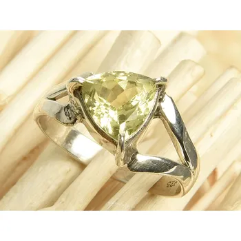 Prsten Lemonquartz prsten Ag 925/1000 3,4g vel.55