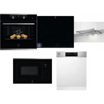Set domácích spotřebičů ELECTROLUX KODEH70X + ELECTROLUX LIR60433B + ELECTROLUX LFP326S + ELECTROLUX LMS4253TMX + ELECTROLUX EEM48300IX