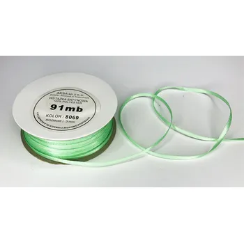 Stuha Stuha saténová jednolící, WS8069, šíře 3 mm / balení 91 m