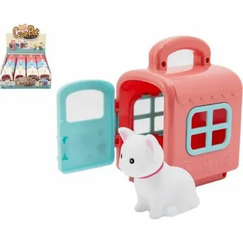 Hračka pro nejmenší Teddies Zvířátko v přepravním boxu plast