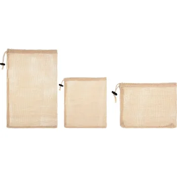 Příbor 5five Simply Smart Sada bavlněných sáčků s okrajem, 3 kusy