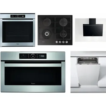 Set domácích spotřebičů WHIRLPOOL ABSOLUTE AKZM 8480 IX + WHIRLPOOL GOFL 629/NB + WHIRLPOOL AKR 62F LT K + WHIRLPOOL ABSOLUTE AMW 730 IX + WHIRLPOOL WSIC 3M27 C