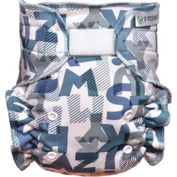 Plenkové kalhoty T-tomi Kalhotková plena přebalovací set suchý zip Green Alphabet
