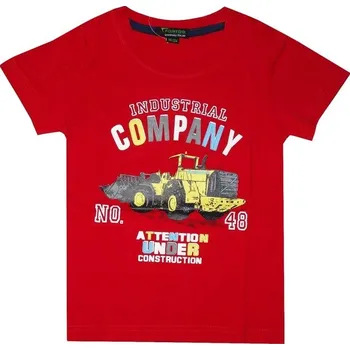 Chlapecké tričko Chlapecké tričko bavlněné, (7304-0) - Nakladač, vel. 98/104