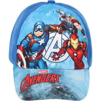 Kšiltovka Chlapecká kšiltovka modrá Avangers 52